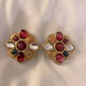 SUBLIME Vintage Multicolor Maltese earrings